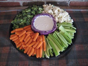 Vegetable Dip Tray